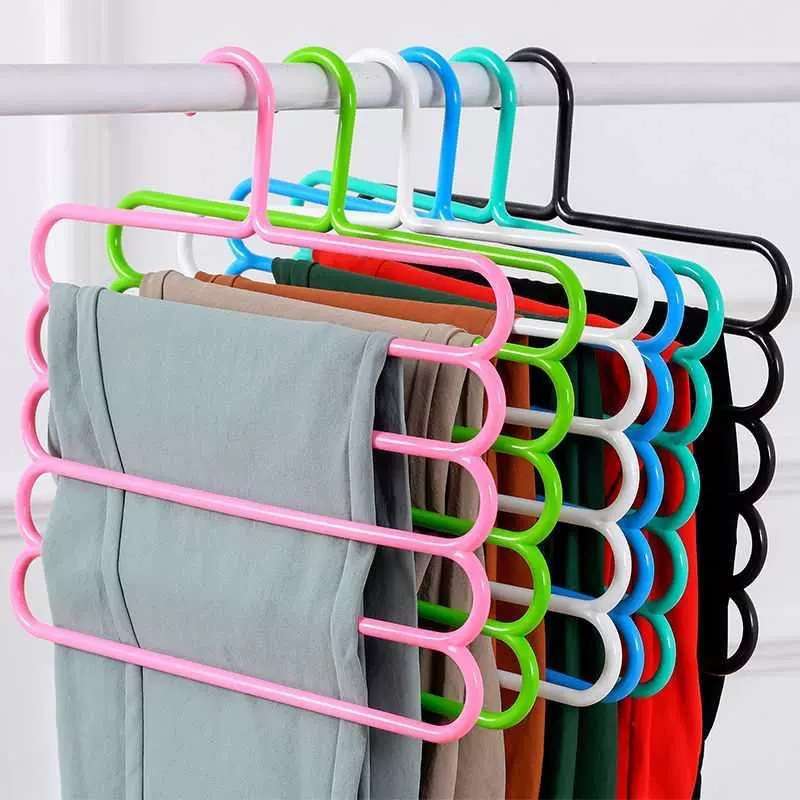 3pcs Set Scarf Pants Storage Plastic Hanger SKU: 2400